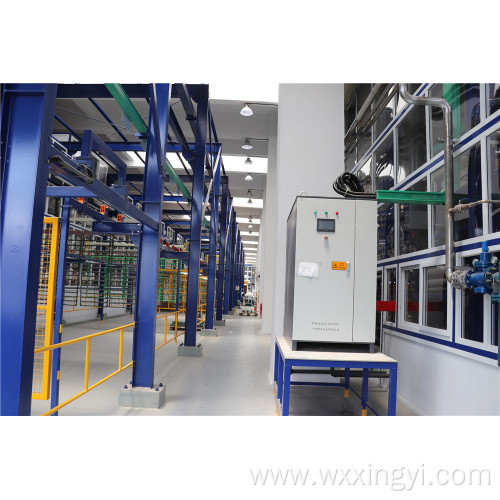 Electroplating line electrical automation control system